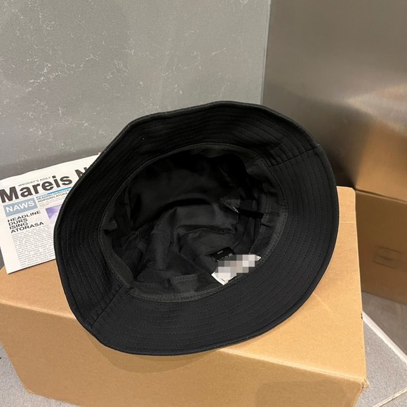 Autumn new fisherman hat, head circumference 57cm black main image 2